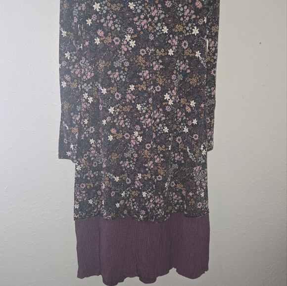 Pull & bear floral print midi to maxi dress women's u.s size s mex 26 - Picture 3 of 6